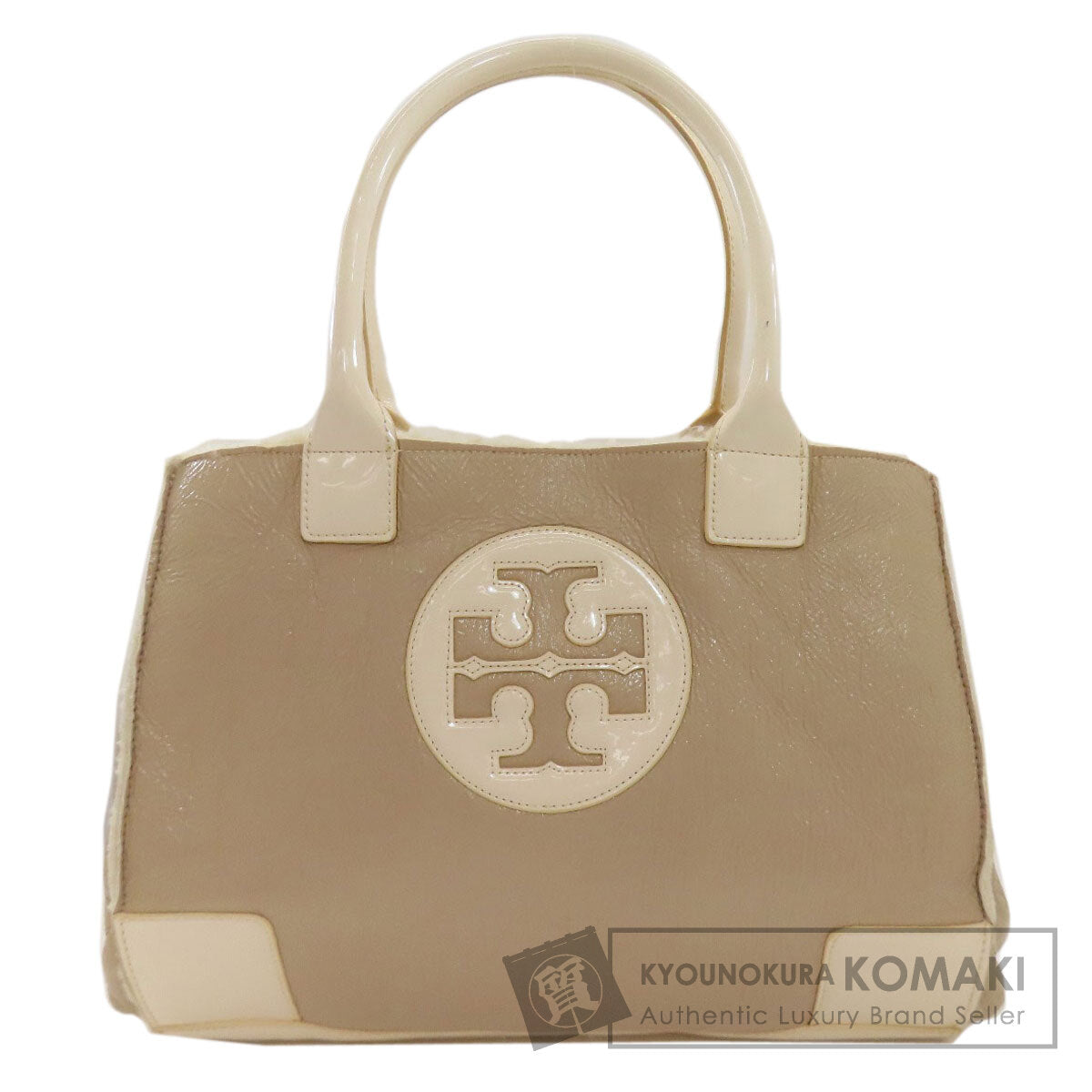 Tory Burch logo Tote Bag Leather MoutonLadies [Used]