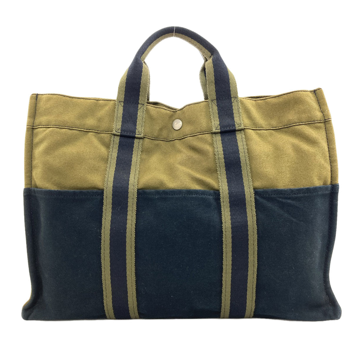 HERMES suck fool toeMM Handbag Canvas Ladies [Used]
