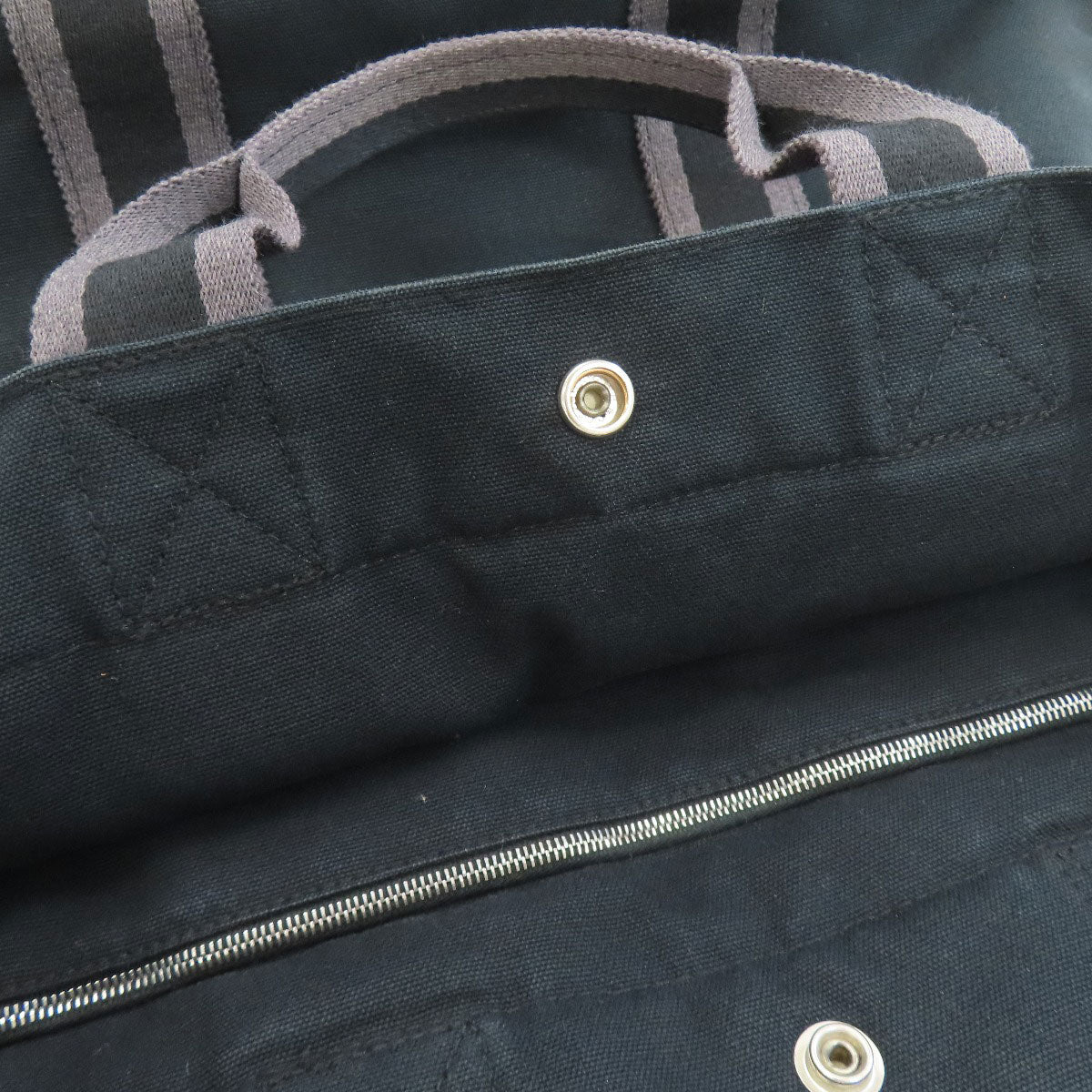 HERMES suck fool toeMM Tote Bag Canvas Ladies [Used]