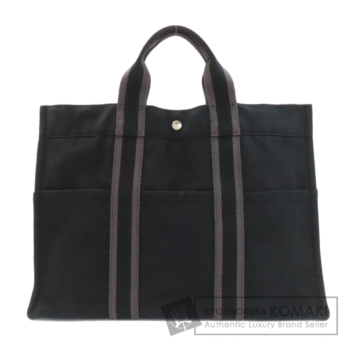 HERMES suck fool toeMM Tote Bag Canvas Ladies [Used]