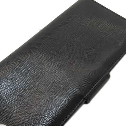 Salvatore Ferragamo Gancini Hardware motif Long wallet (with coin pocket) Leather Ladies [Used]