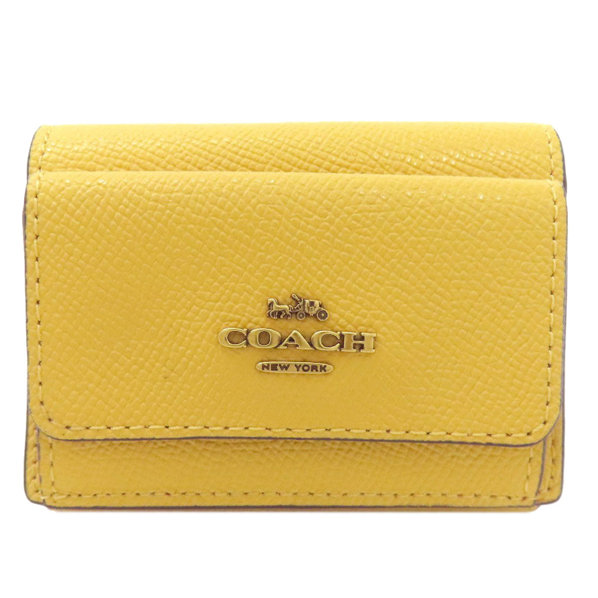 COACH 85027 Compact wallet Tri-fold wallet (with Coin Pocket) Leather Ladies [Used]