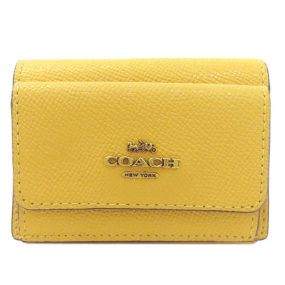 COACH 85027 Compact wallet Tri-fold wallet (with Coin Pocket) Leather Ladies [Used]