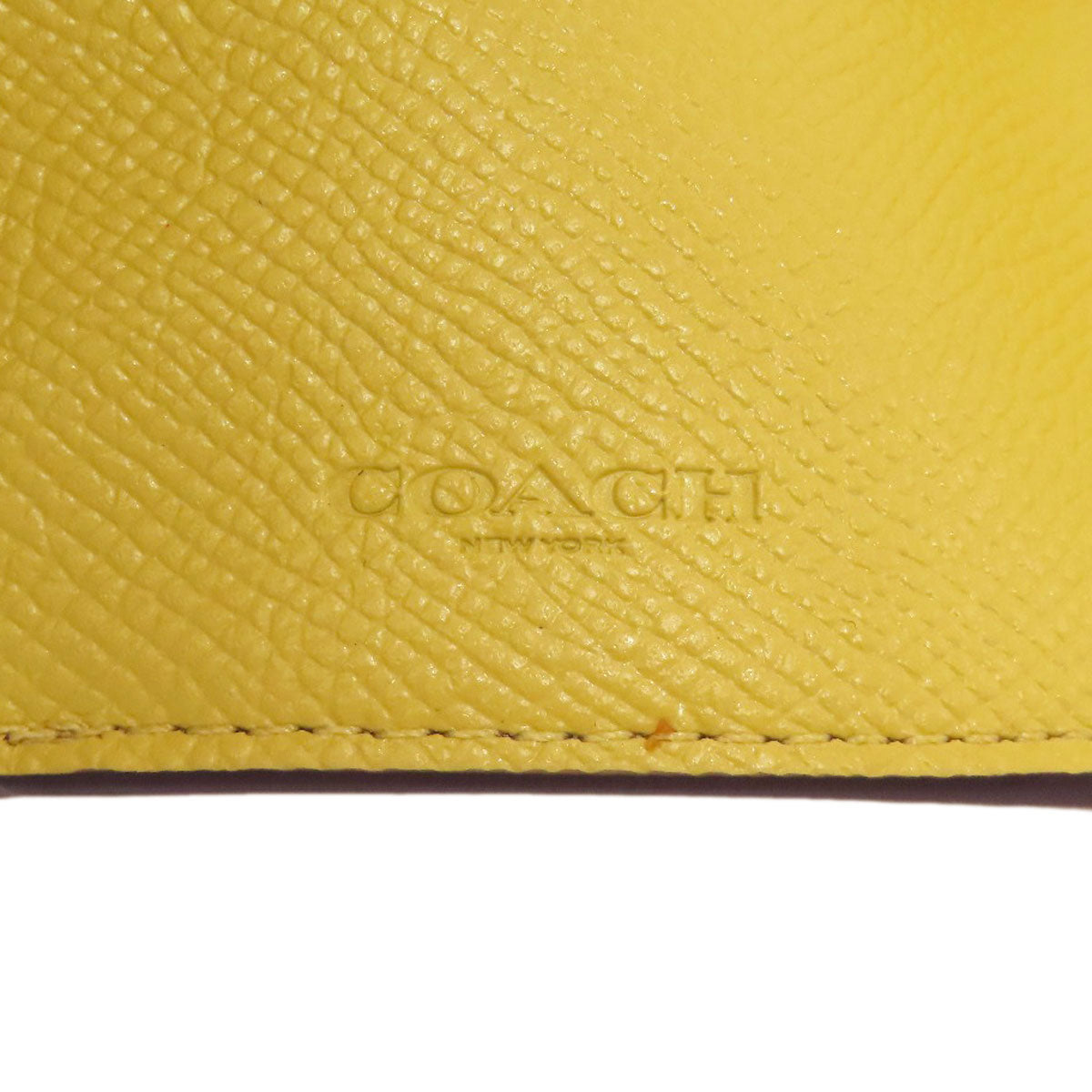 COACH 85027 Compact wallet Tri-fold wallet (with Coin Pocket) Leather Ladies [Used]