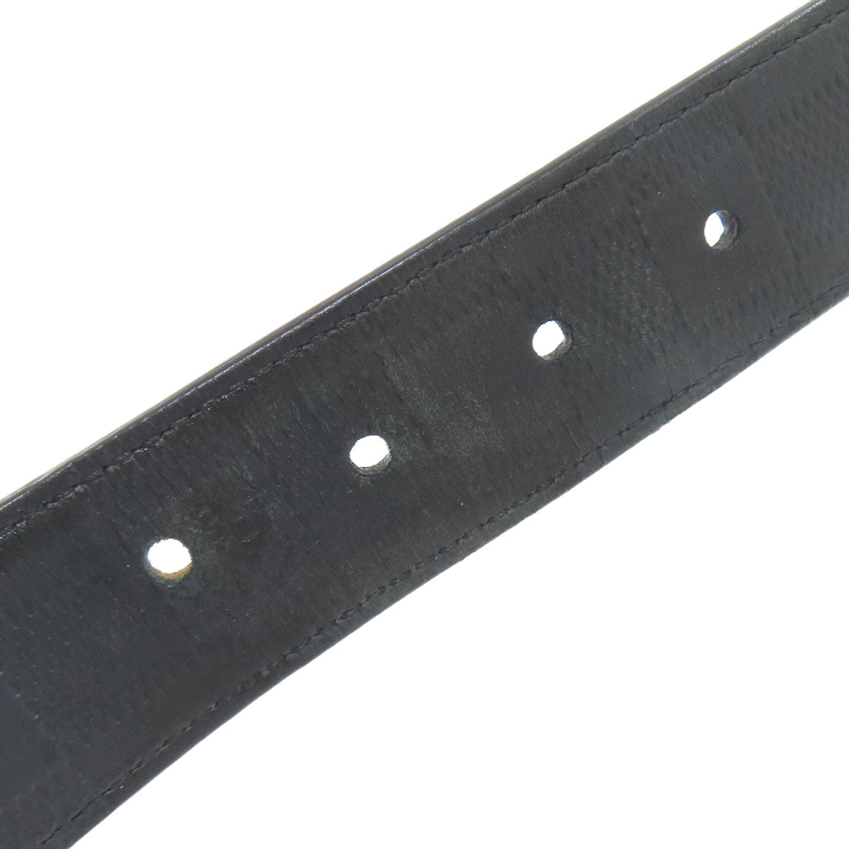 LOUIS VUITTON Saintur belt Damier Anfini mens [Used]