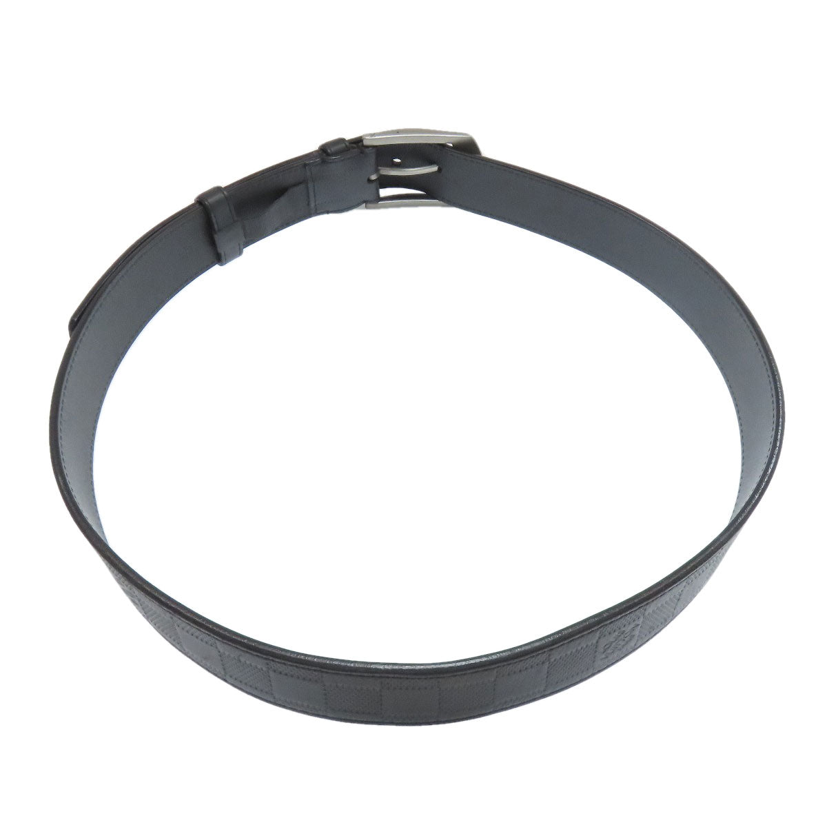 LOUIS VUITTON Saintur belt Damier Anfini mens [Used]