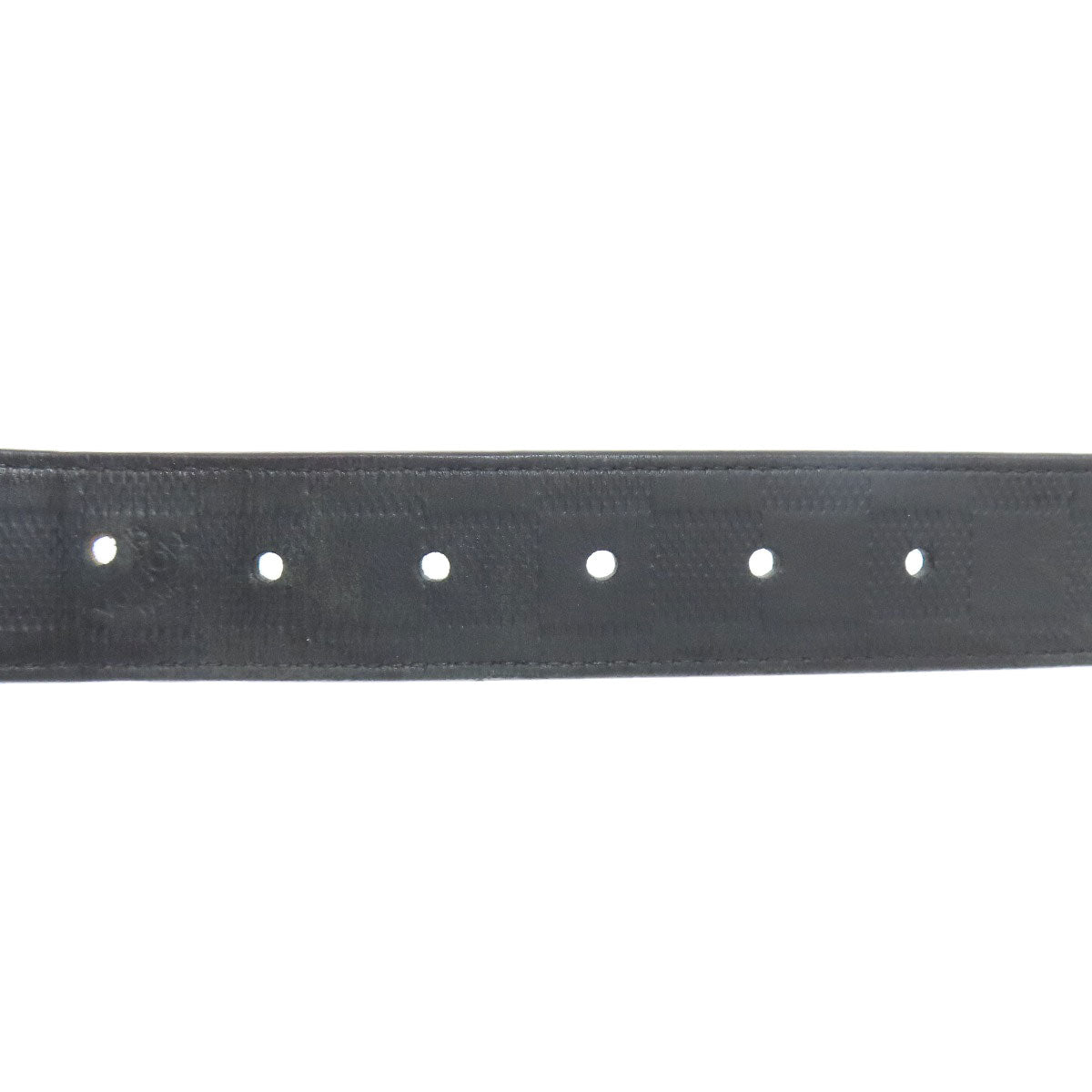 LOUIS VUITTON Saintur belt Damier Anfini mens [Used]