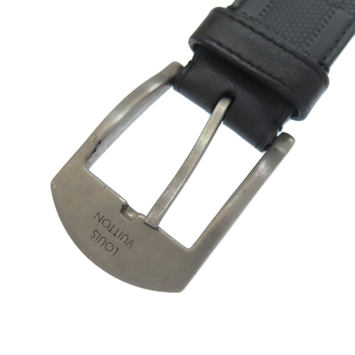LOUIS VUITTON Saintur belt Damier Anfini mens [Used]