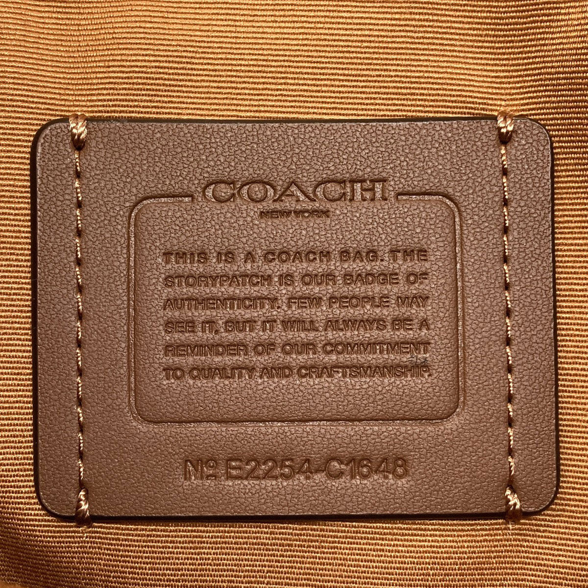 COACH C1648 logo Shoulder Bag Leather Ladies [Used]