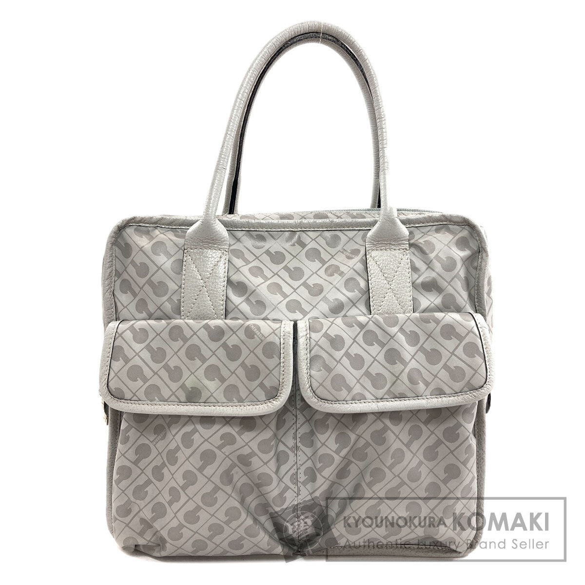 GHERARDINI Logo motif softy Handbag Polyester Polyurethane coatingLadies [Used]