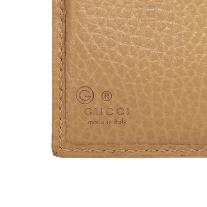 GUCCI 615525 Interlocking G outlet Bifold Wallet with Coin Pocket Leather Ladies [Used]