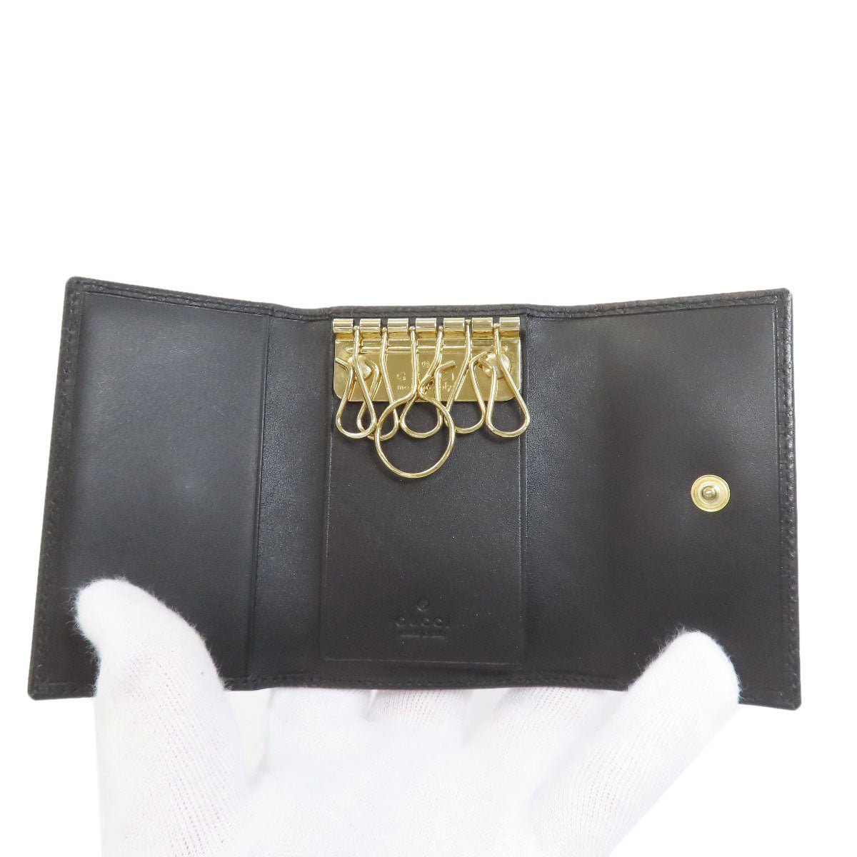 GUCCI 033・0416・0888 GG key holder Leather Ladies [Used]
