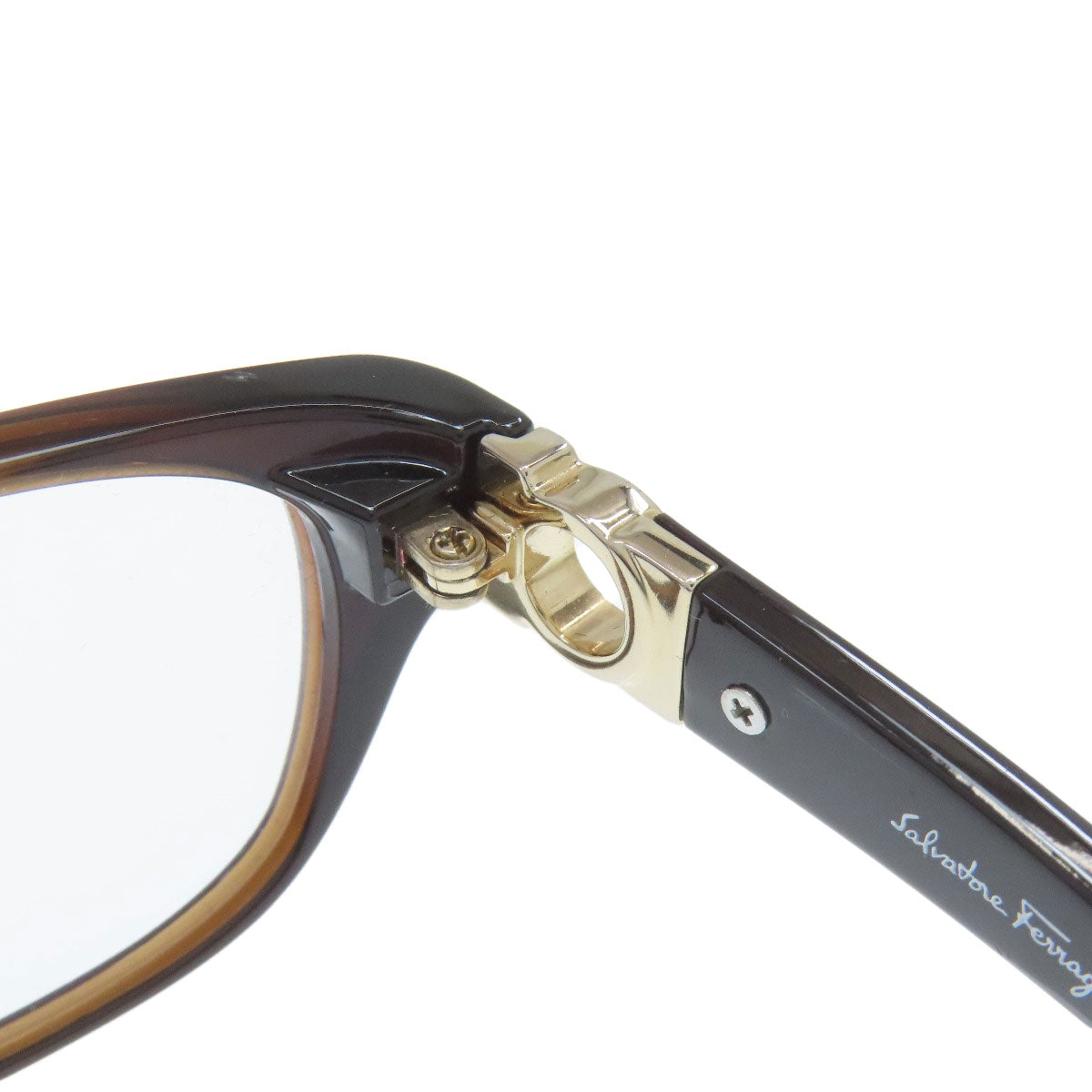 Salvatore Ferragamo Degree glasses Plastic Ladies [Used]