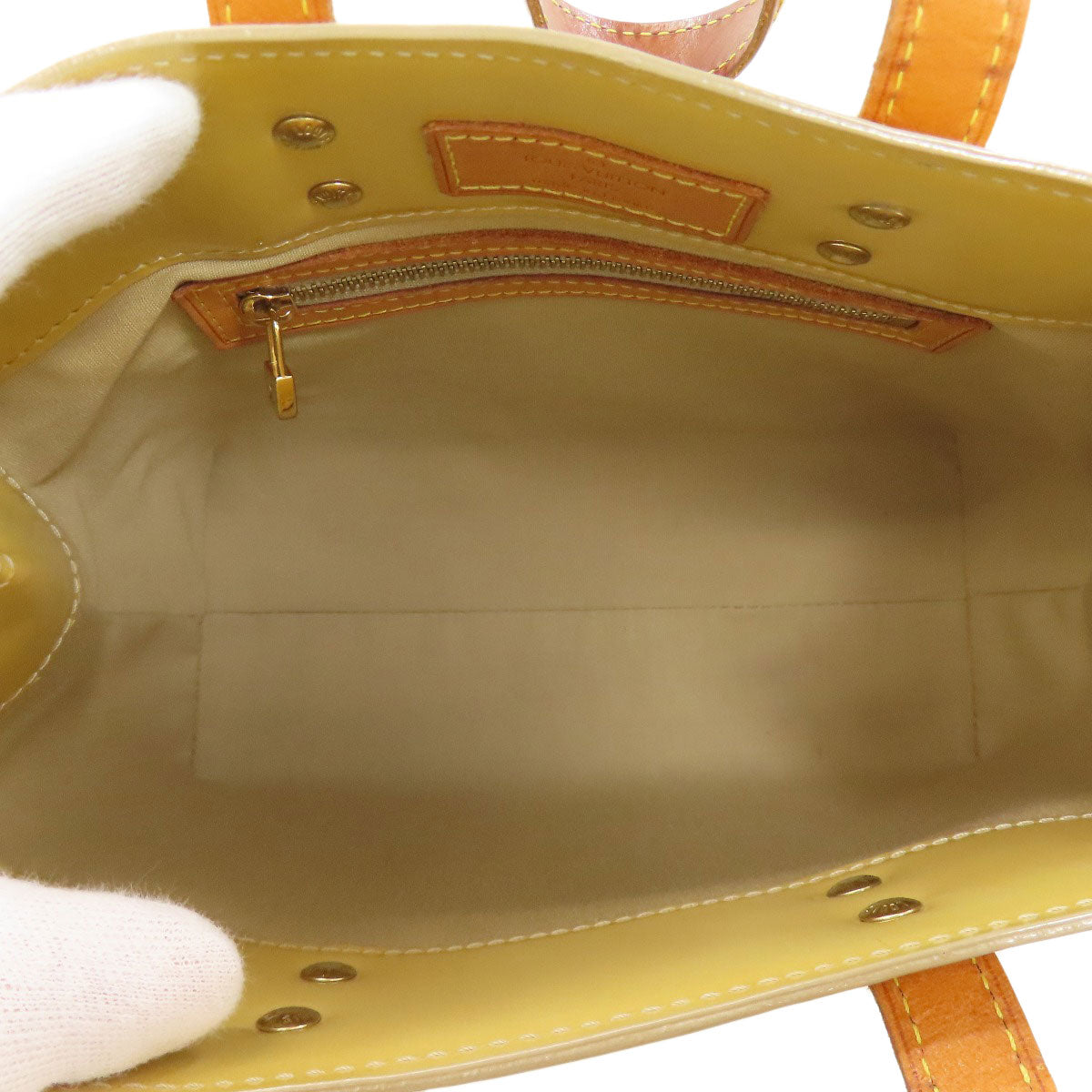LOUIS VUITTON M91144 Lead PM Handbag Vernis Ladies [Used]