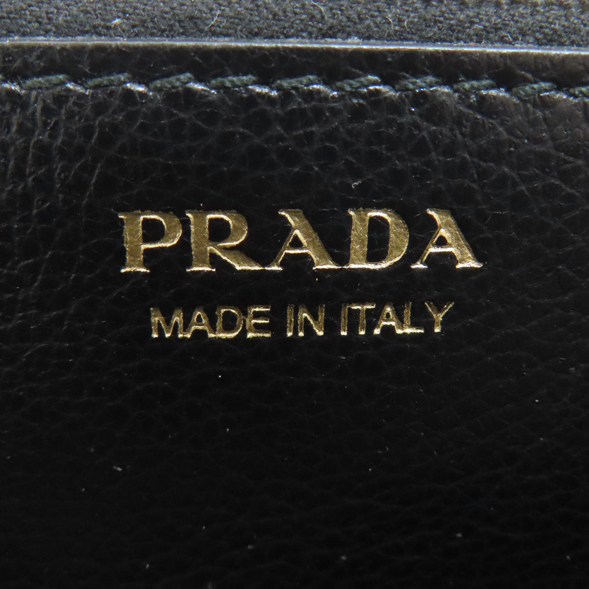 PRADA 1MH132 Triangle Long wallet (with coin pocket) Calf Ladies [Used]