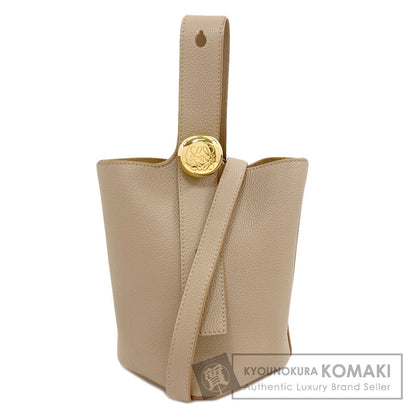LOEWE Pebble Bucket Mini 2WAY Handbag Calf Ladies [Used]
