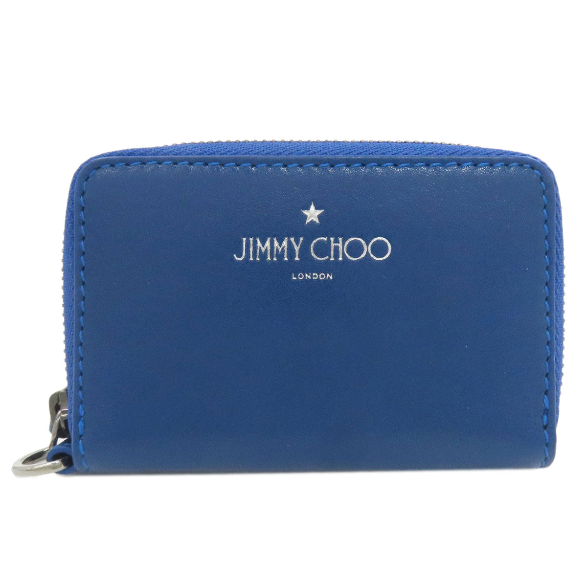 Jimmy Choo logo coin purse Leather Ladies [Used]