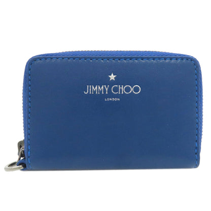Jimmy Choo logo coin purse Leather Ladies [Used]