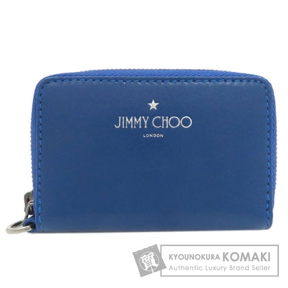 Jimmy Choo logo coin purse Leather Ladies [Used]