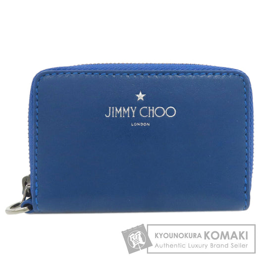 Jimmy Choo logo coin purse Leather Ladies [Used]