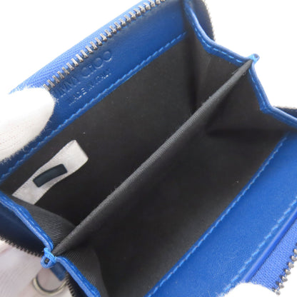 Jimmy Choo logo coin purse Leather Ladies [Used]