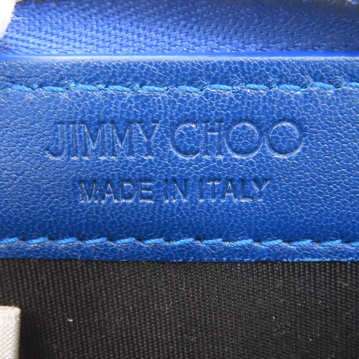 Jimmy Choo logo coin purse Leather Ladies [Used]