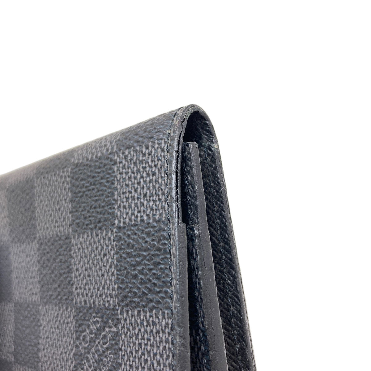 LOUIS VUITTON M63338 Anne Vert Cult De Visit Business Card Holder Card Case Damier canvas mens [Used]