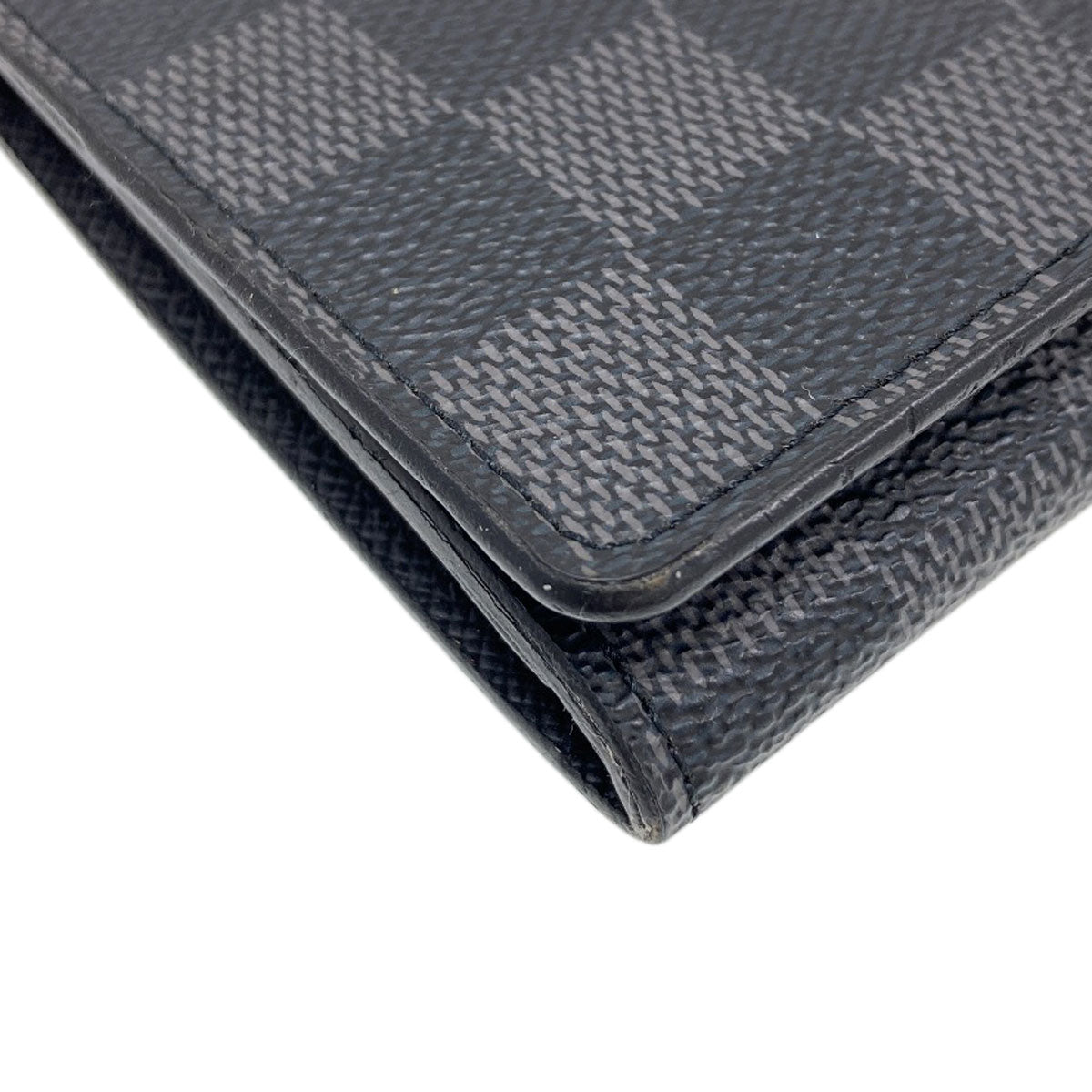 LOUIS VUITTON M63338 Anne Vert Cult De Visit Business Card Holder Card Case Damier canvas mens [Used]