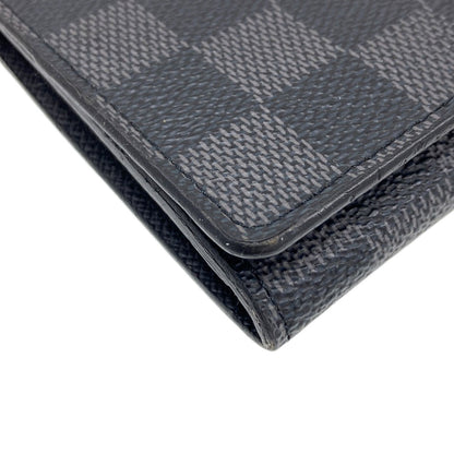 LOUIS VUITTON M63338 Anne Vert Cult De Visit Business Card Holder Card Case Damier canvas mens [Used]