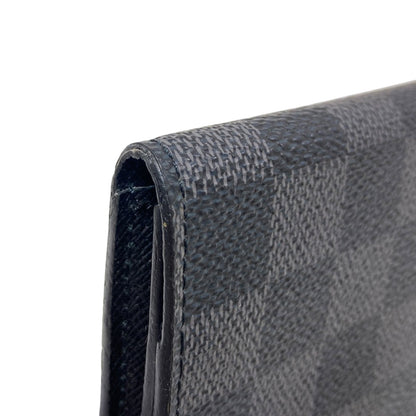 LOUIS VUITTON M63338 Anne Vert Cult De Visit Business Card Holder Card Case Damier canvas mens [Used]