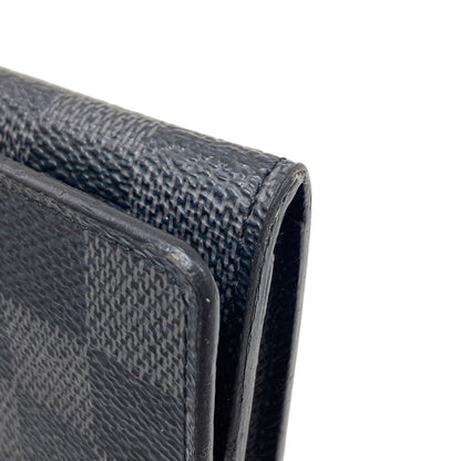 LOUIS VUITTON M63338 Anne Vert Cult De Visit Business Card Holder Card Case Damier canvas mens [Used]