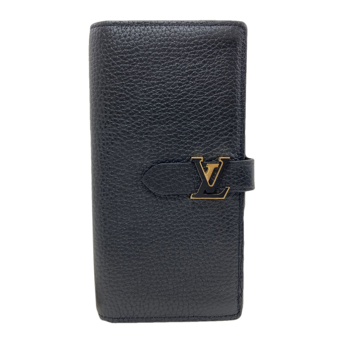 LOUIS VUITTON M81330 vertical wallet Long wallet (with coin pocket) Taurillon ClemenceLeather Ladies [Used]
