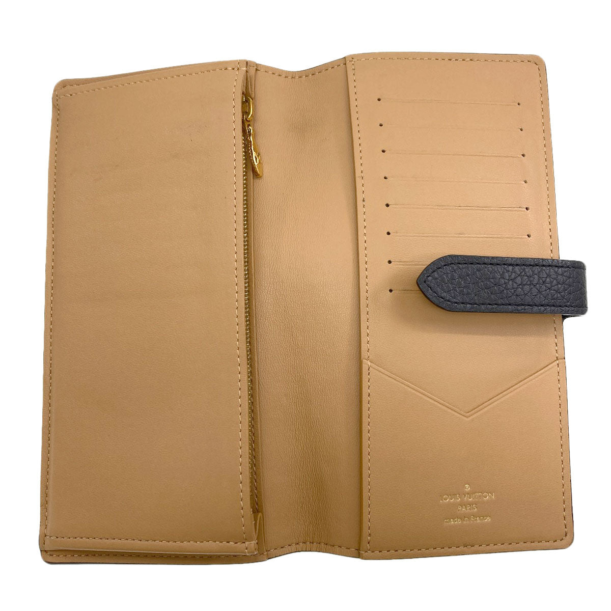 LOUIS VUITTON M81330 vertical wallet Long wallet (with coin pocket) Taurillon ClemenceLeather Ladies [Used]
