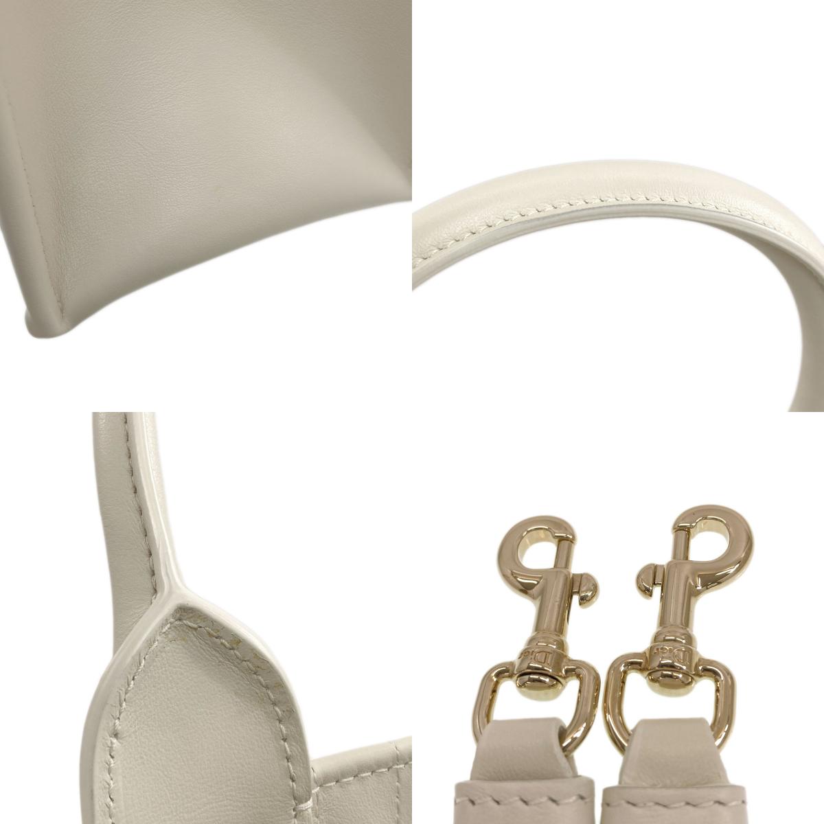 CHRISTIAN DIOR Lady Dior 2WAY Handbag Calf Ladies [Used]