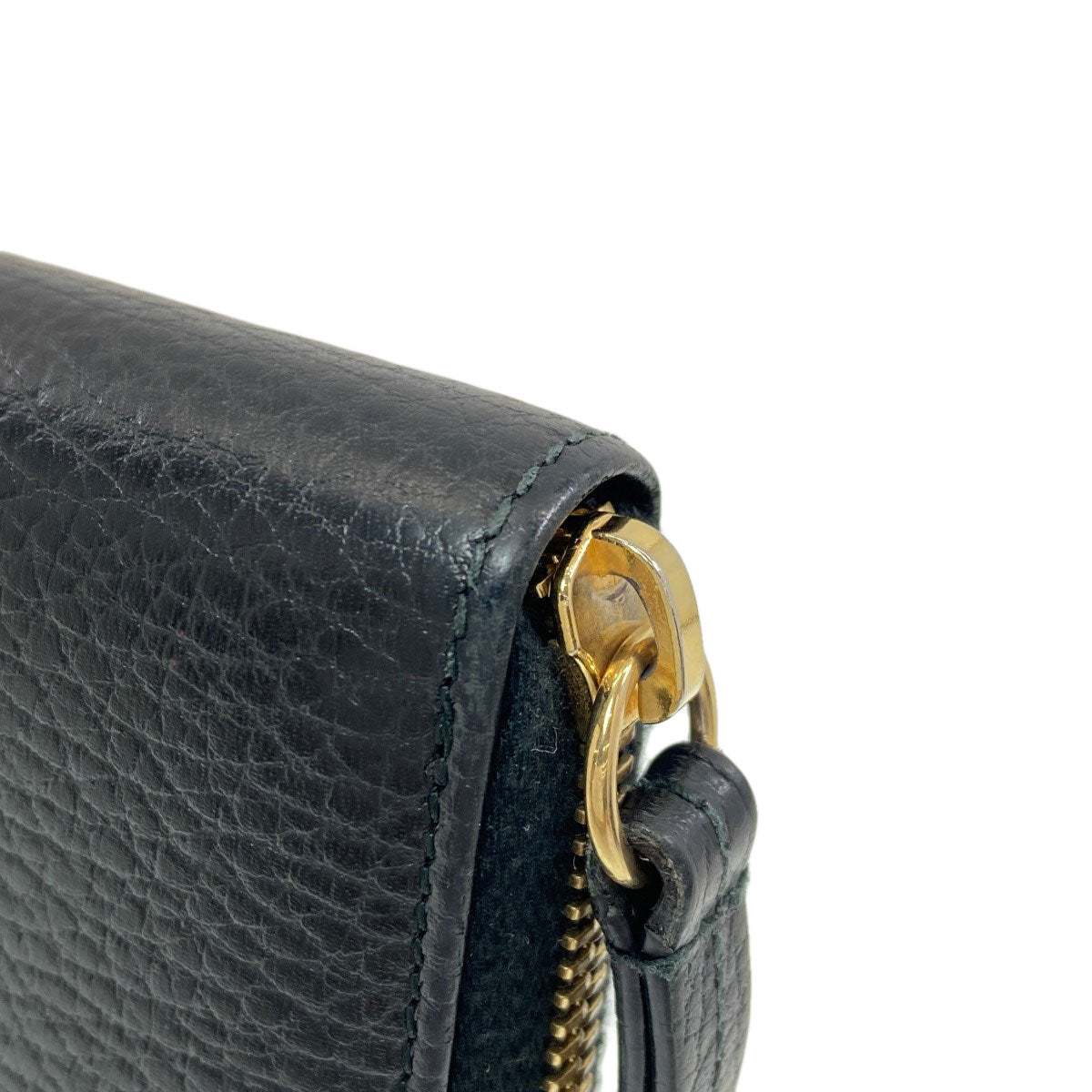 GUCCI 456117 Zip Around GG Marmont Double G Long wallet (with coin pocket) Calf Ladies [Used]