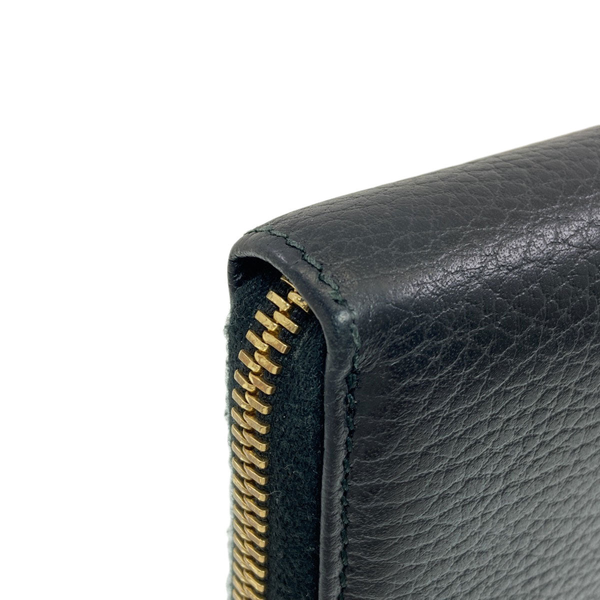 GUCCI 456117 Zip Around GG Marmont Double G Long wallet (with coin pocket) Calf Ladies [Used]