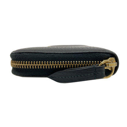 GUCCI 456117 Zip Around GG Marmont Double G Long wallet (with coin pocket) Calf Ladies [Used]