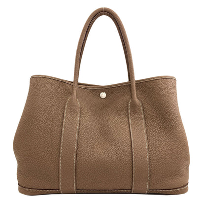 HERMES Garden Party PM Etoupe SilverHardware Tote Bag Negonda Ladies [Used]