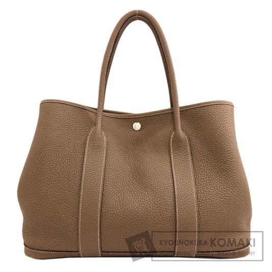 HERMES Garden Party PM Etoupe SilverHardware Tote Bag Negonda Ladies [Used]