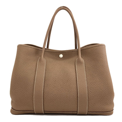 HERMES Garden Party PM Etoupe SilverHardware Tote Bag Negonda Ladies [Used]