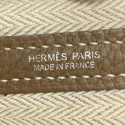 HERMES Garden Party PM Etoupe SilverHardware Tote Bag Negonda Ladies [Used]