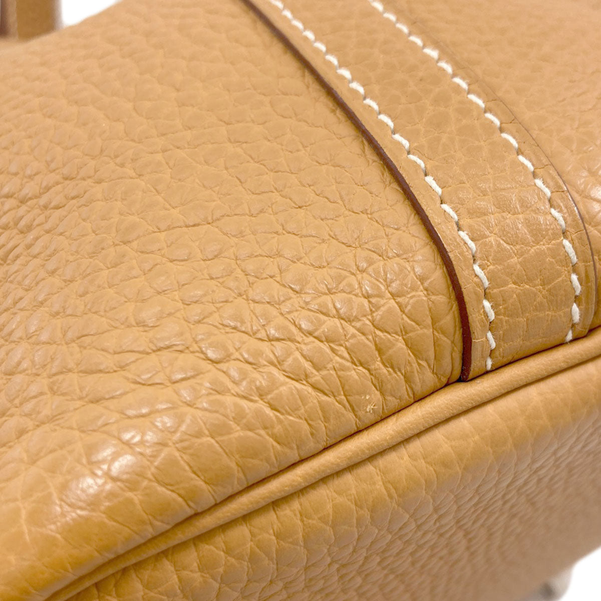 HERMES Picotin Lock PM Camel SilverHardware Handbag Taurillon Clemence Ladies [Used]