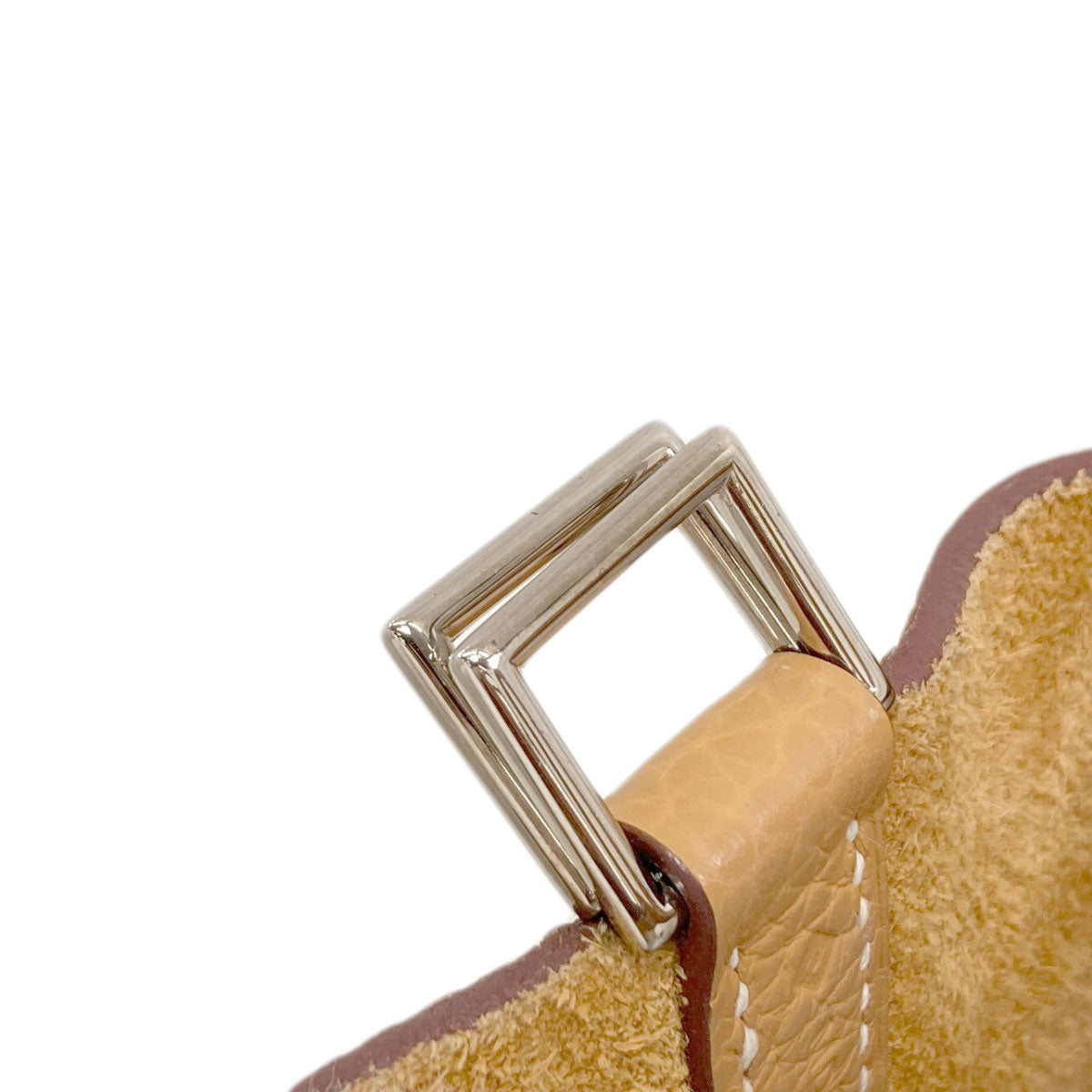 HERMES Picotin Lock PM Camel SilverHardware Handbag Taurillon Clemence Ladies [Used]
