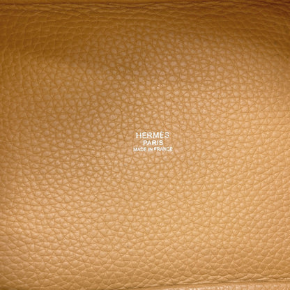 HERMES Picotin Lock PM Camel SilverHardware Handbag Taurillon Clemence Ladies [Used]