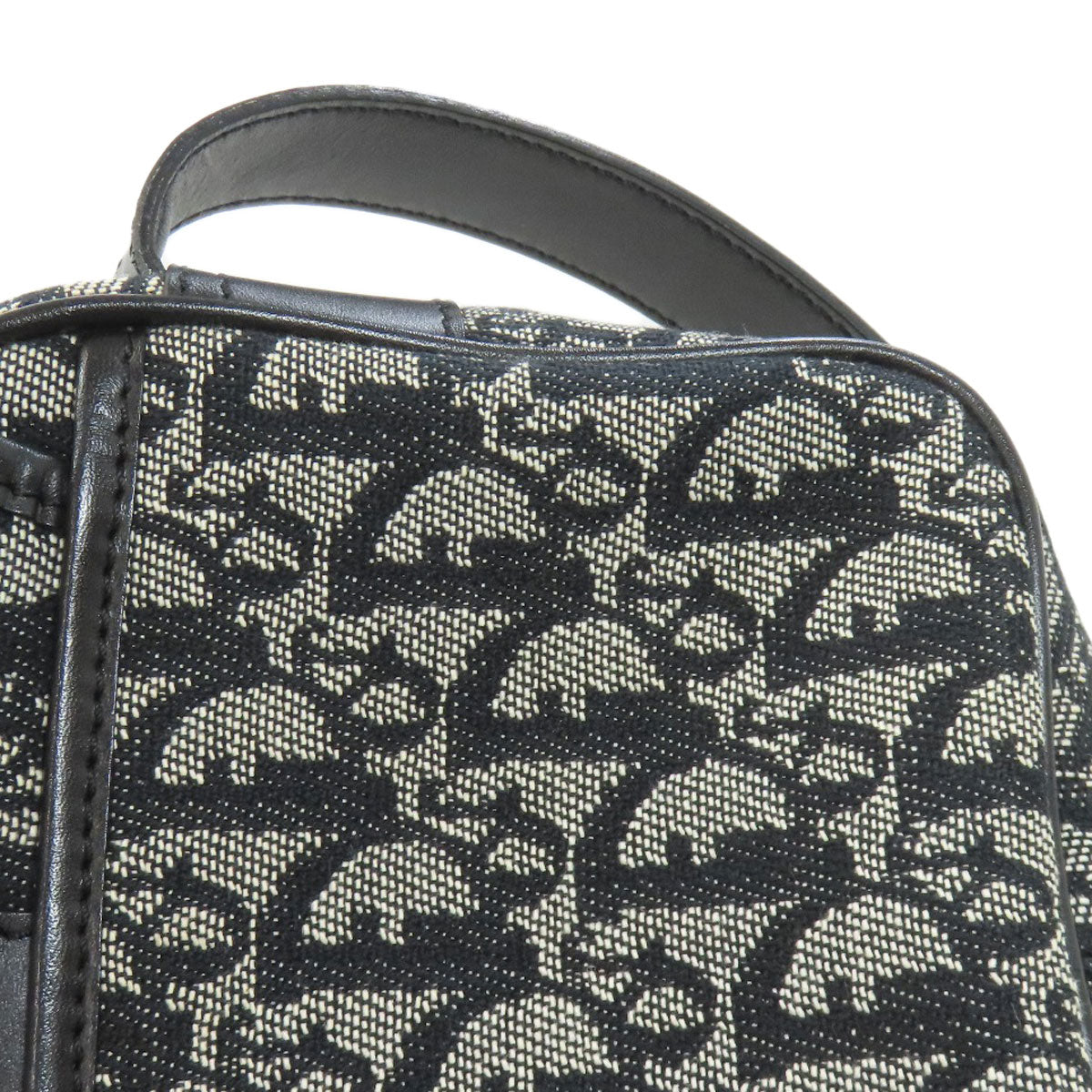 CHRISTIAN DIOR Trotter pattern Shoulder Bag Canvas Ladies [Used]