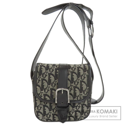 CHRISTIAN DIOR Trotter pattern Shoulder Bag Canvas Ladies [Used]