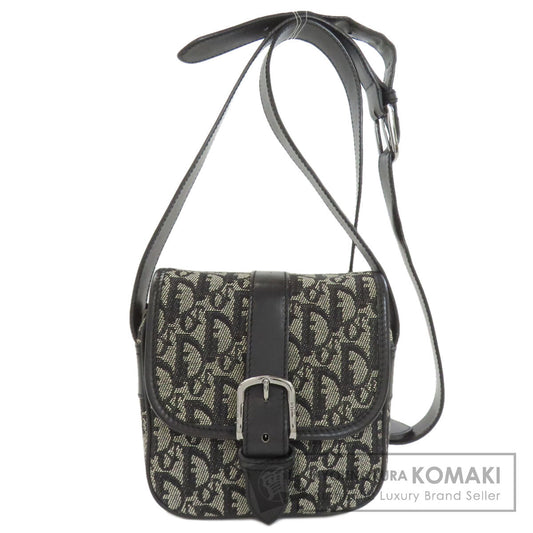 CHRISTIAN DIOR Trotter pattern Shoulder Bag Canvas Ladies [Used]