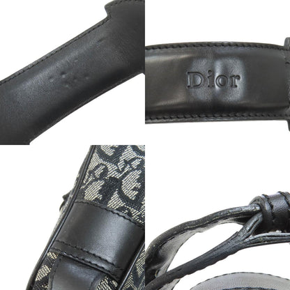 CHRISTIAN DIOR Trotter pattern Shoulder Bag Canvas Ladies [Used]