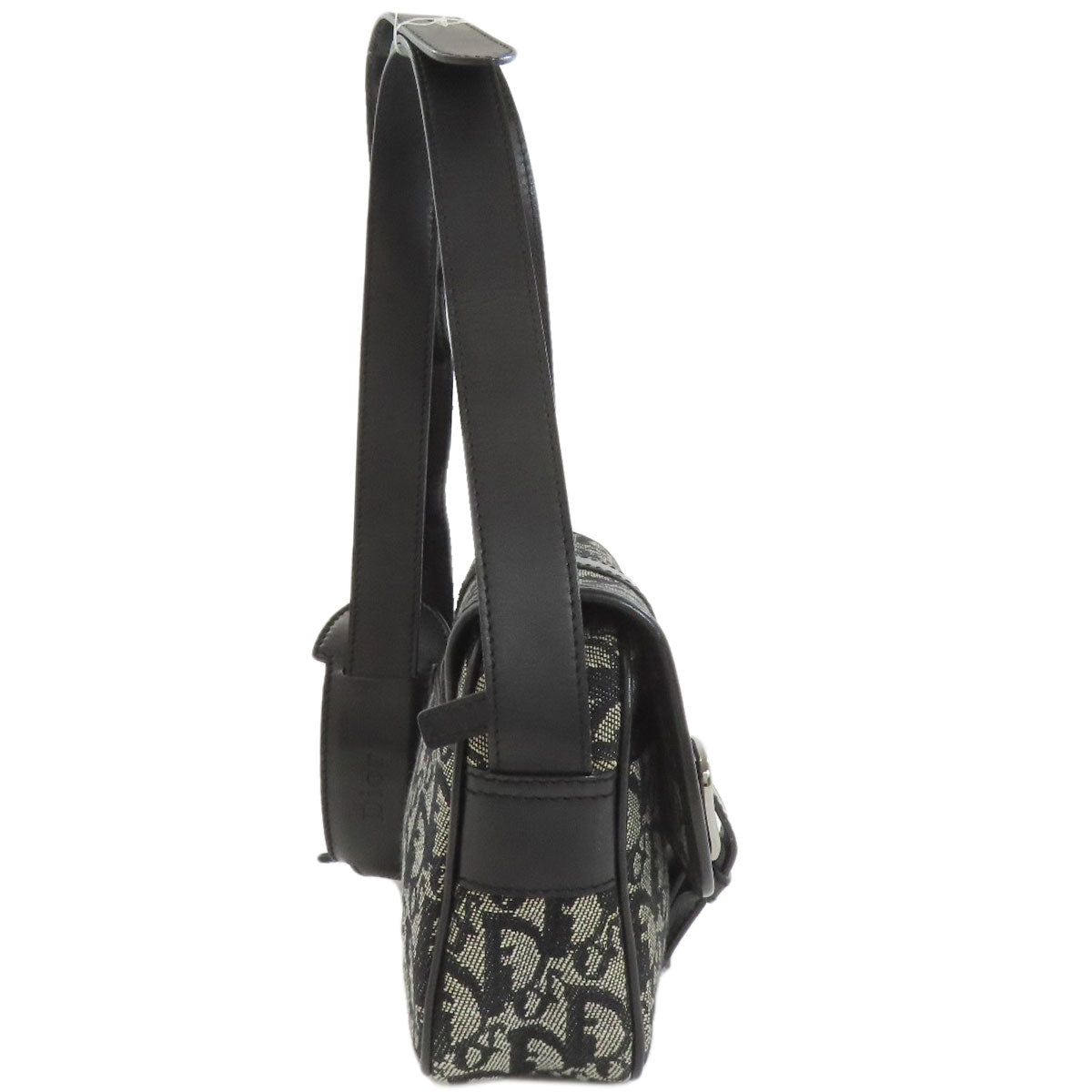 CHRISTIAN DIOR Trotter pattern Shoulder Bag Canvas Ladies [Used]