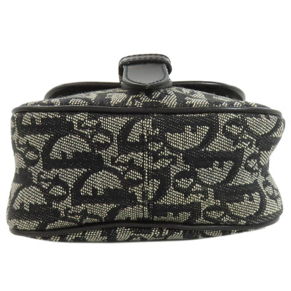 CHRISTIAN DIOR Trotter pattern Shoulder Bag Canvas Ladies [Used]